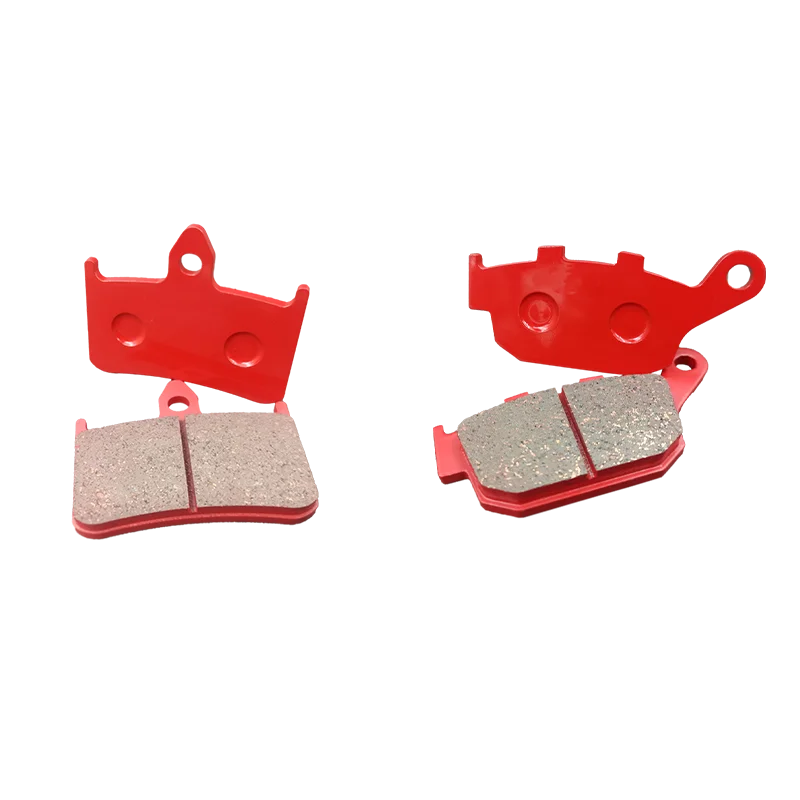 High Quality Motorcycle Ceramic Front Rear Brake Pads for Honda CB250 Hornet 250 1996-2001 NT 400 Bros 400 NC25 NT 650 1988-1992