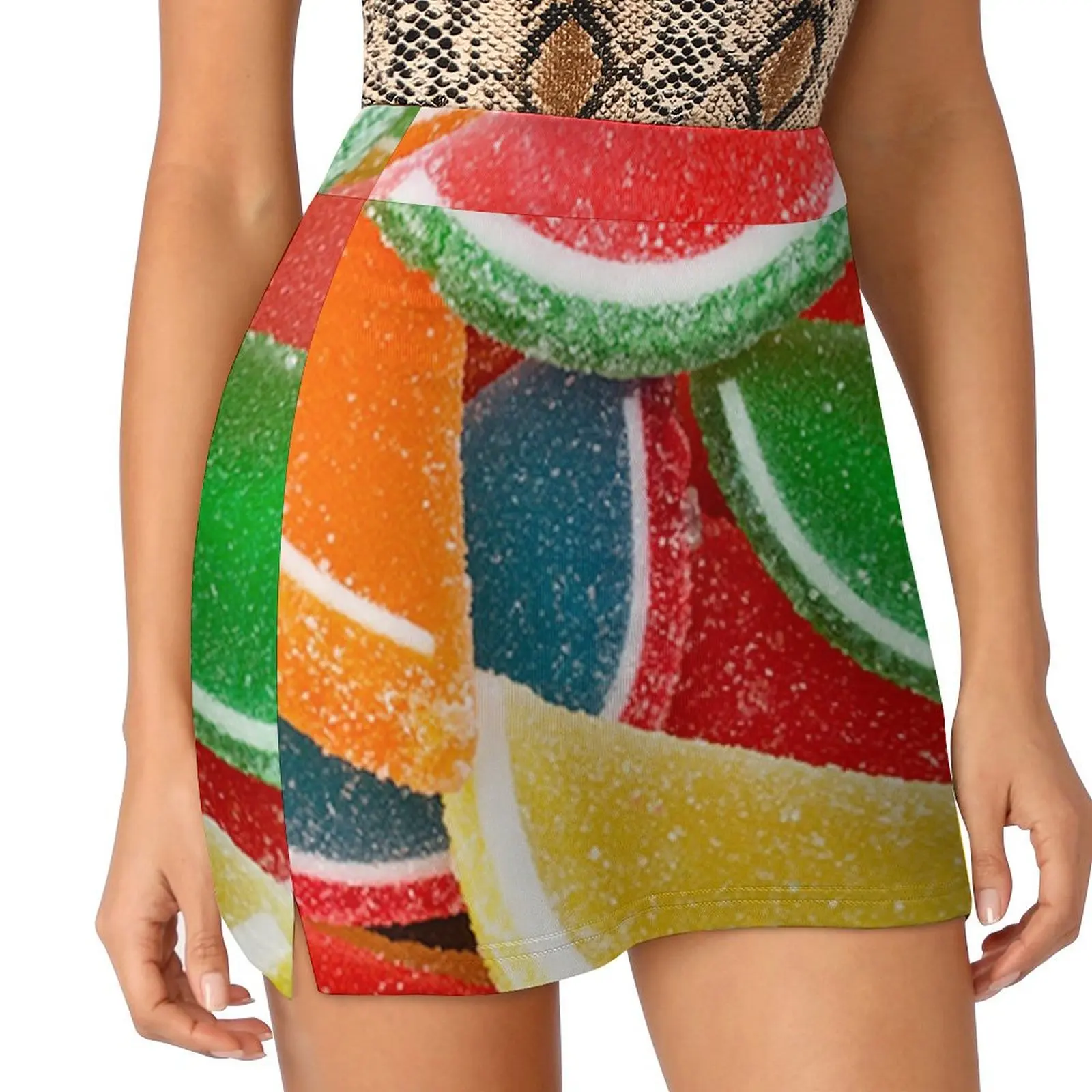 Jelly Fruit Slice Mini Skirt rave outfits for women luxury designer clothing women