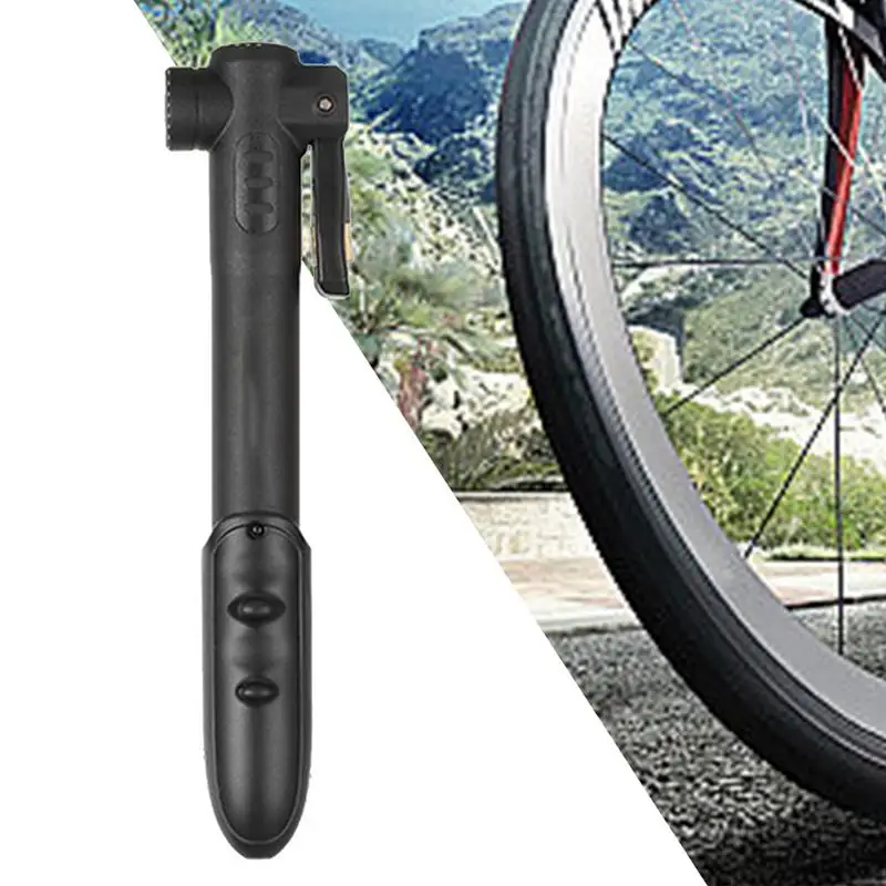 100 PSI Tire Inflator For Cycle Portable Frame Hand 100 PSI Air Inflator Double Valves Tire Pump Cycle Air Inflator For Cycle