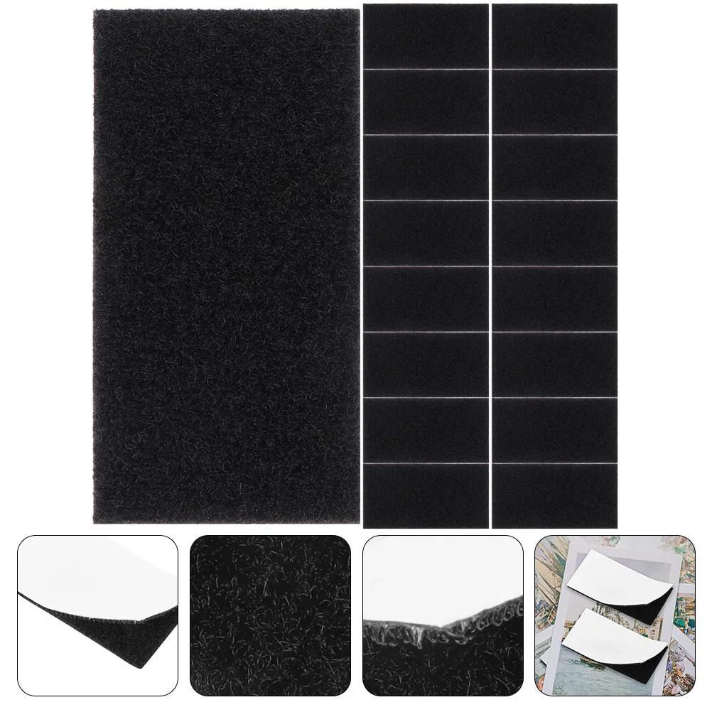 30 set Adhesive Hook Loop Tape Heavy Duty Double-Sided Sticky Fastener For Home Decor Wall Mounting Cable Organizer