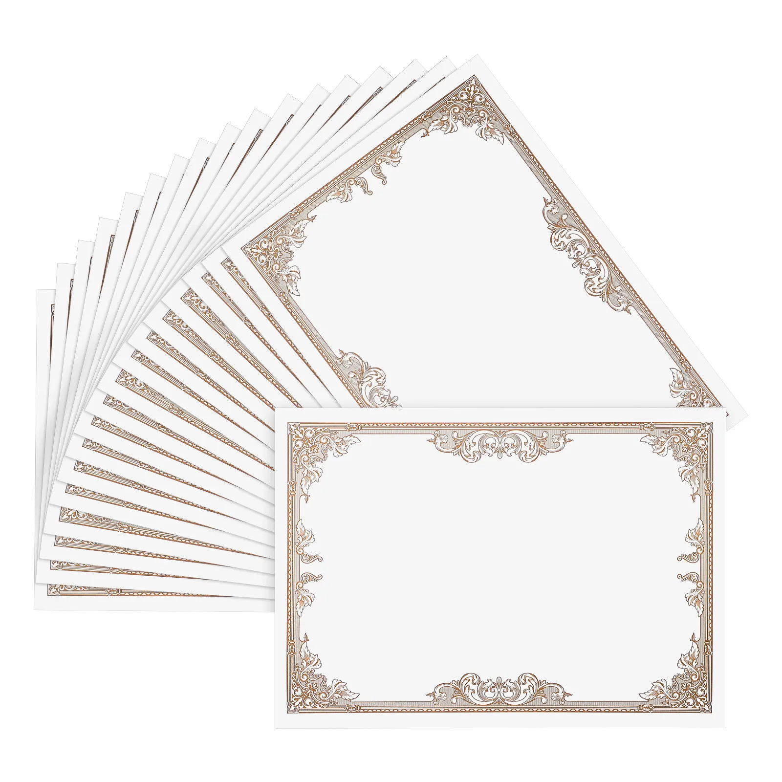 

30 шт. бумаги для сертификатов, простой дизайн, гладкая поверхность для письма, бумага для печати дипломов и наградных сертификатов, бумага для церемоний награждения