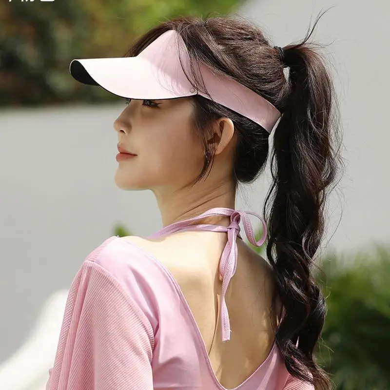 

Summer Shell Sunshade Hat UV Protection Use Hair Hoop Sun Hat For Women Outdoor Beach Soft Wide Brim Bucket Caps