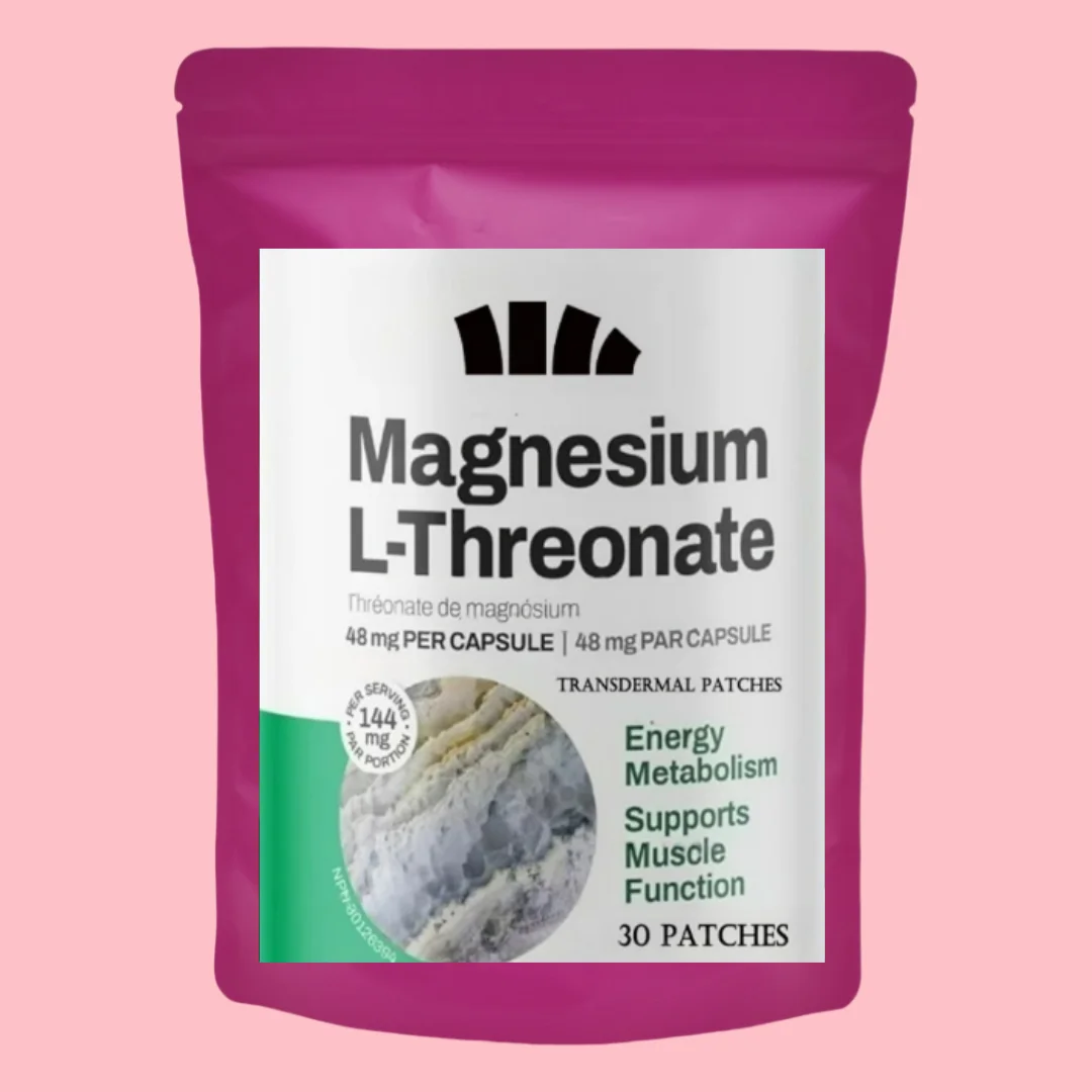 

30 Patches Magnesium L-threonate Transdermal Patches - Promotes Muscle Function, Relaxation & Energy Metabolism