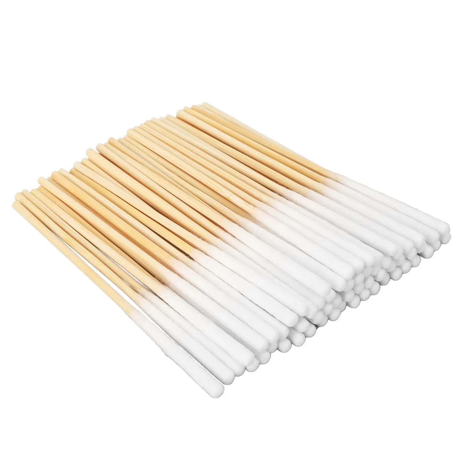 8 سنتيمتر 60 عدد مسحات القطن لينة تلميح مقابض خشبية متعددة الأغراض سميكة القطن يميل تطبيقها للعناية الشخصية والحرف اليدوية #6