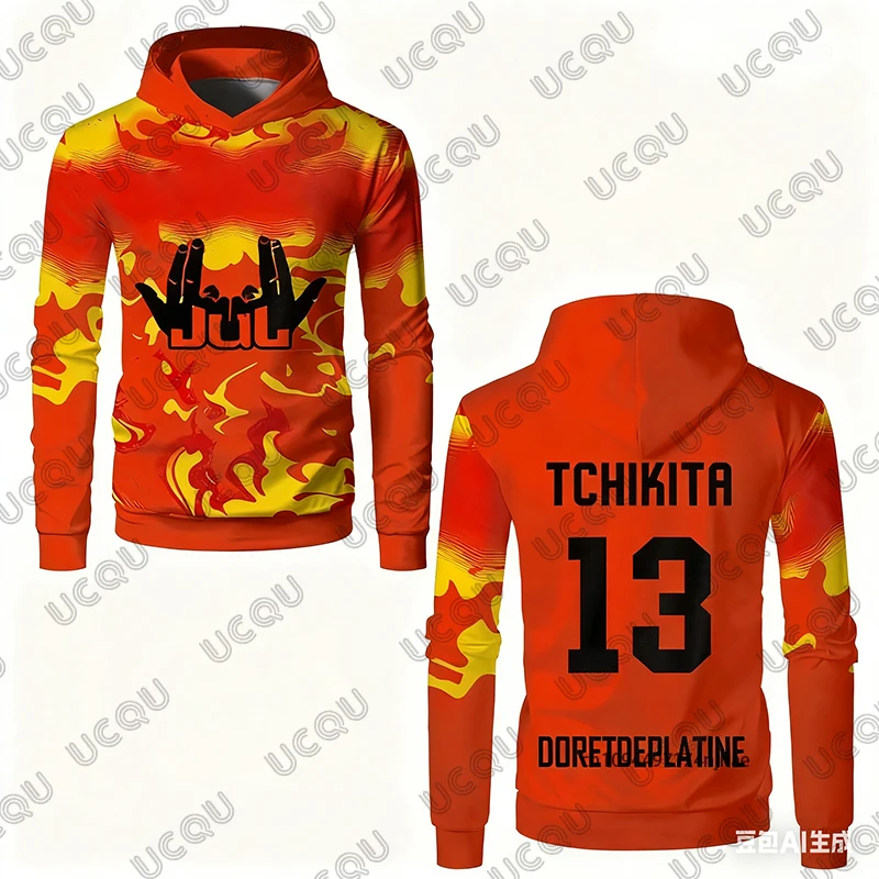 2026 الخريف الشتاء مغني الراب JuL هوديس للأطفال طويلة الأكمام بلوزات ملابس رياضية غير رسمية المتضخم الاطفال/الكبار بلايز #4