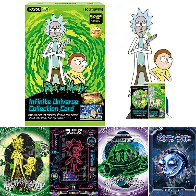 

Коллекционная карточка KAYOU Рик и Морти: Серия «Бесконечная вселенная», набор Starlight Pack, первое издание, коллекция по мотивам мультфильма «Бесконечная вселенная»