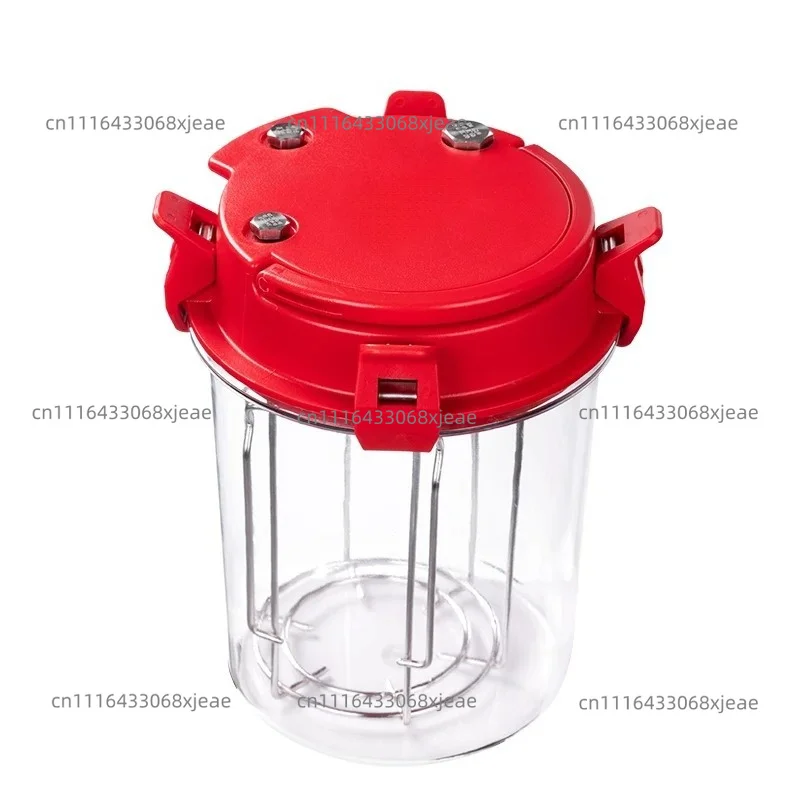 Transparent 2.5L Oxime Chamber Sealed Tank  Microbial Anaerobic Cultivation Tank with Sheet Rack