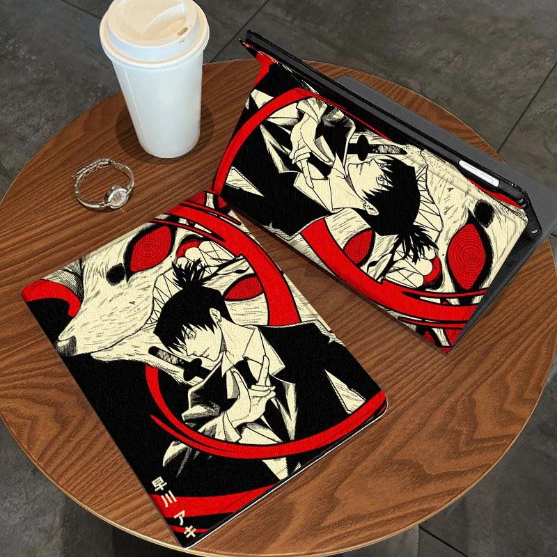 C-Chainsaws M-Man pattern For iPad Pro Air Mini 1 2 3 4 5 6 7 7th 8th 9th 10th 11th 10.2 9.7 10.5 10.9 11 12.9 Tablet Case