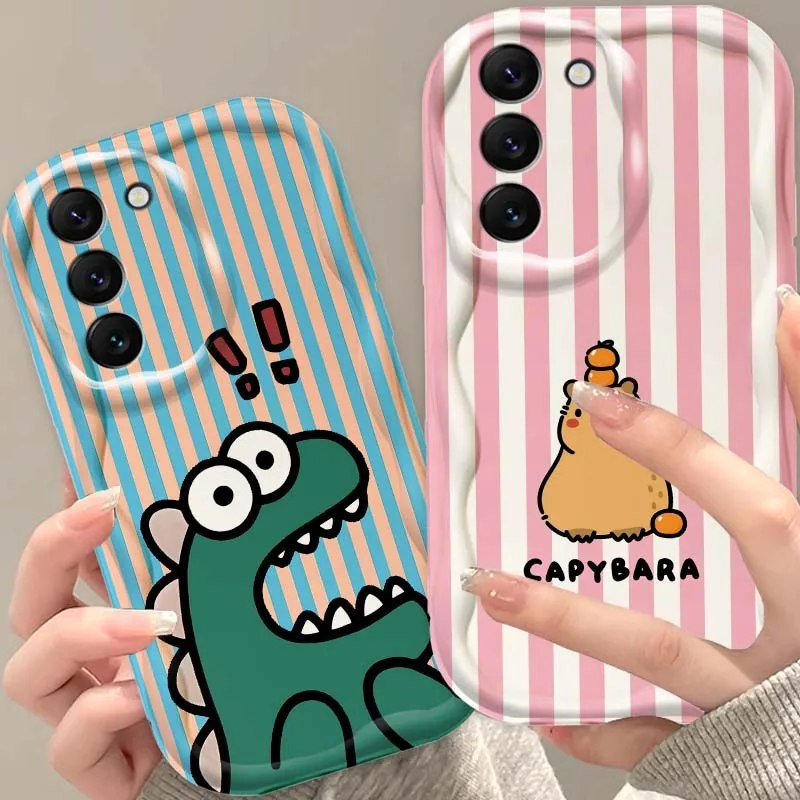 

Striped Anime Pattern Phone Case For Samsung S25 S24 S23 S22 S21 S20 A04 A05s A05 A06 Ultra Plus FE 5G Wave Oil