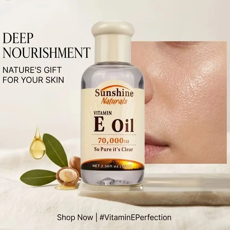 

3/5Pc Vitamin E Serum Moisturizing Strengthen Skin Barrier Body Nourishing Anti Dry Care Daily Moisturizing Facial Care Serum
