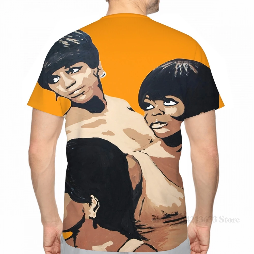 All over print Diana Ross & the Supremes men T-Shirt women fashion girl t shirt boy tops tees Short Sleeve tshirts