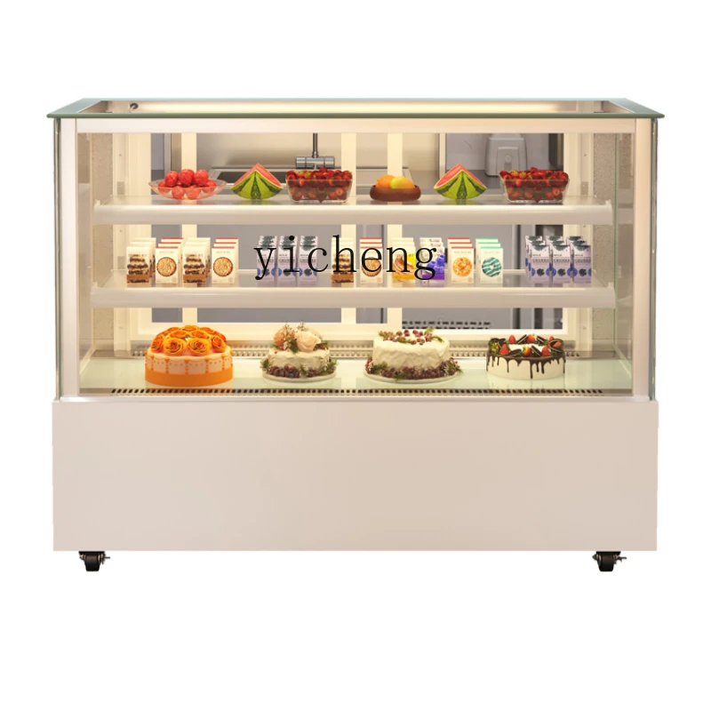 Xl Cake Cabinet Refrigerated Display Cabinet Desktop Dessert Fruit Fresh Cooked Food Pastry Cabinet