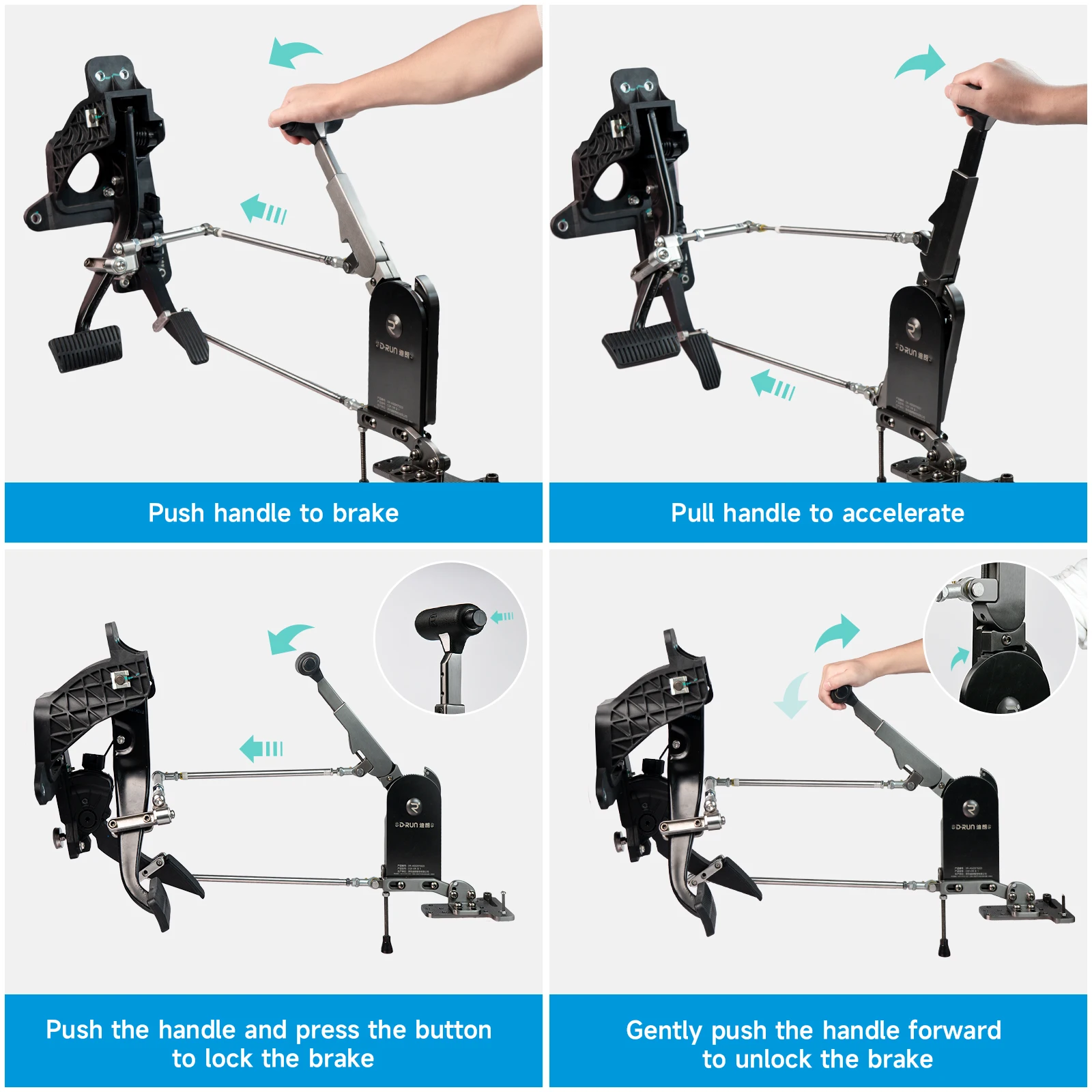 

D-RUN-1 Handicap Driving Car Hand Controls and Brake