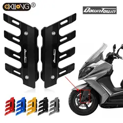 For KYMCO DOWNTOWN 350i 300i 200i 200 300 500 Motorcycle CNC Accessories Mudguard Side Protection Front Fender Anti-Fall Slider
