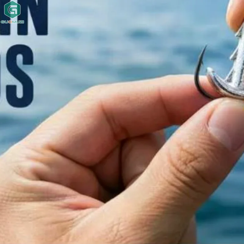 1PCS New High-toughness PET Sea Urchin Bait Anchor Shaped Sinker With Anti-Slip Locking Hook For Secure Fishing Accessories