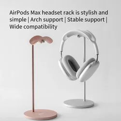 Aluminum Headphone Stand Rack for Airpods Max Sturdy Non-Slip Metal Gaming Headset Earphone Holder Hanger with Solid Base