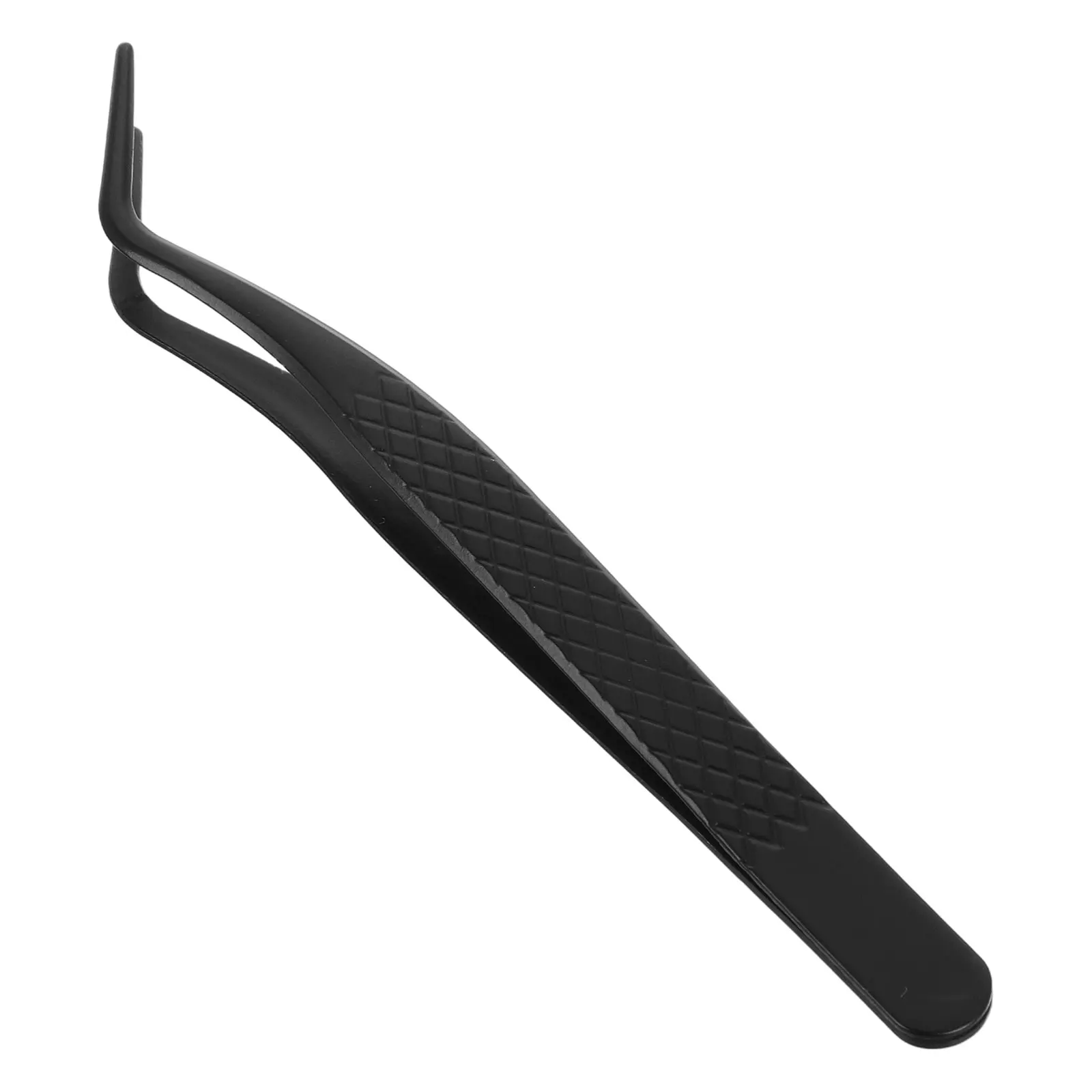 

Mini False Eyelash Tweezers Stainless Steel Round Precision Grip Lightweight Lash Applicator Tool for Eyelash Extensions