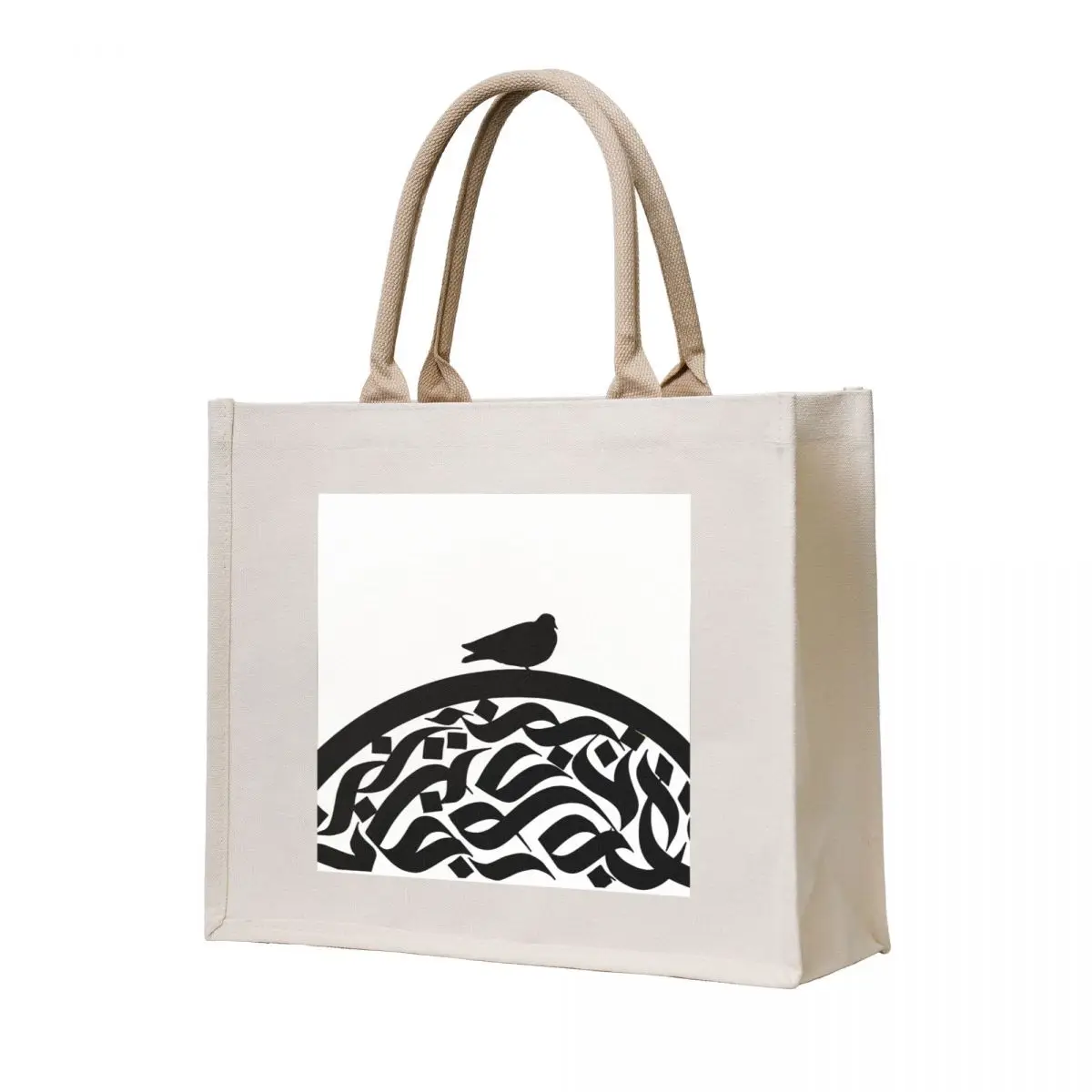 

Calligraphy Bird Tote Bag Eco bag great bag Large bags for women Women's beach bags