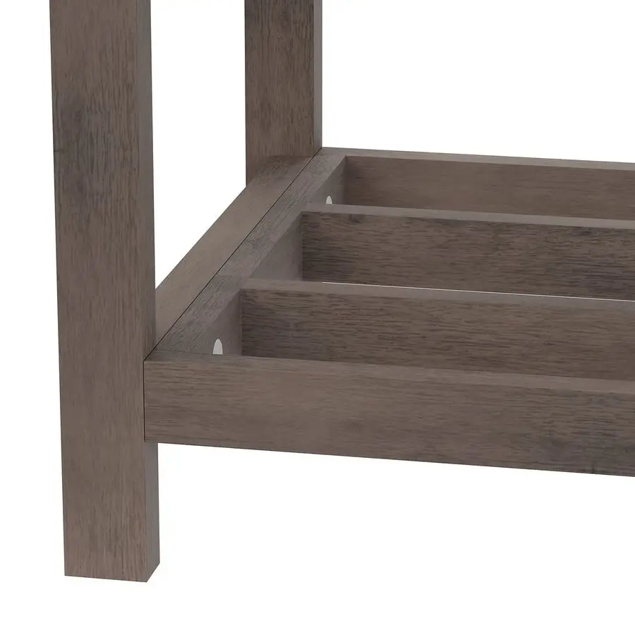 

Furniture Amelia Vanity Stool, Antique Gray