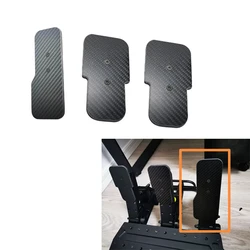 Simulated Racing Game Carbon Fiber Throttle/Brake/Clutch Pedal Panel Modification Upgrade Kit For Fanatec CSL Pedals Moza SRP R5