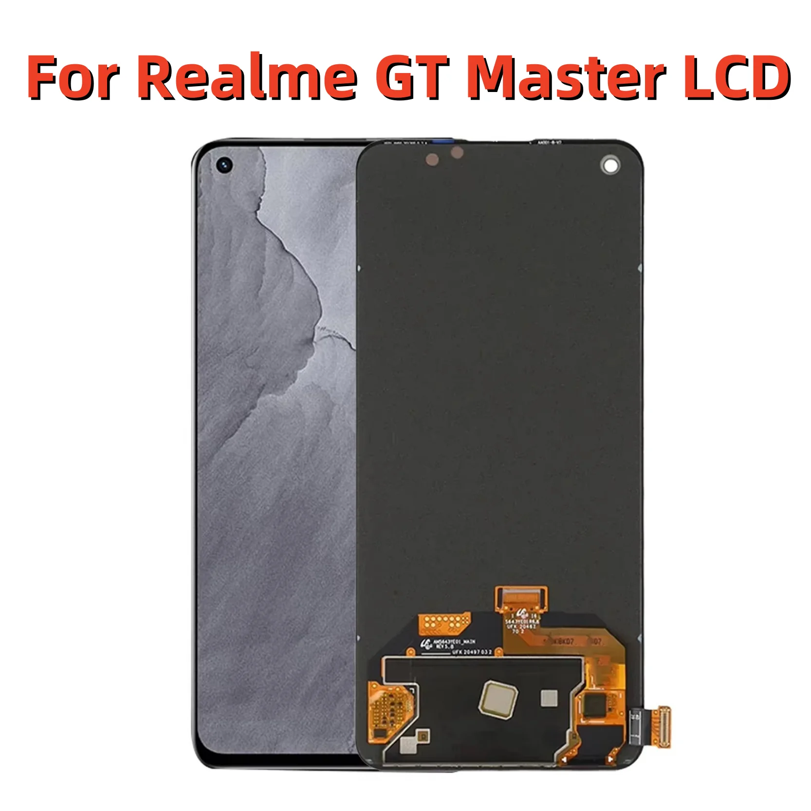 AMOLED 100% Tested LCD For Realme GT Master RMX3363 RMX3360 Display Touch Screen Digitizer Assembly Repair Parts Display ﻿