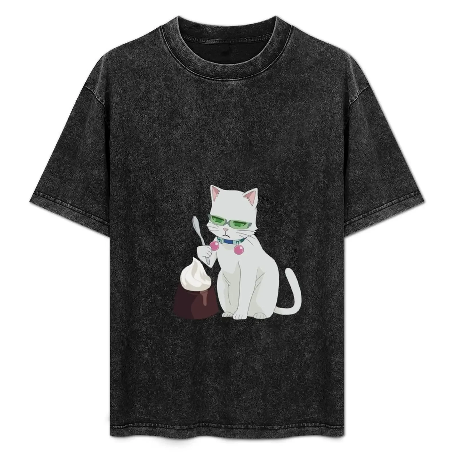 

cat saiki feat coffee jelly T-Shirt animal prinfor boys luxury designer boys whites blanks mens cotton t shirts