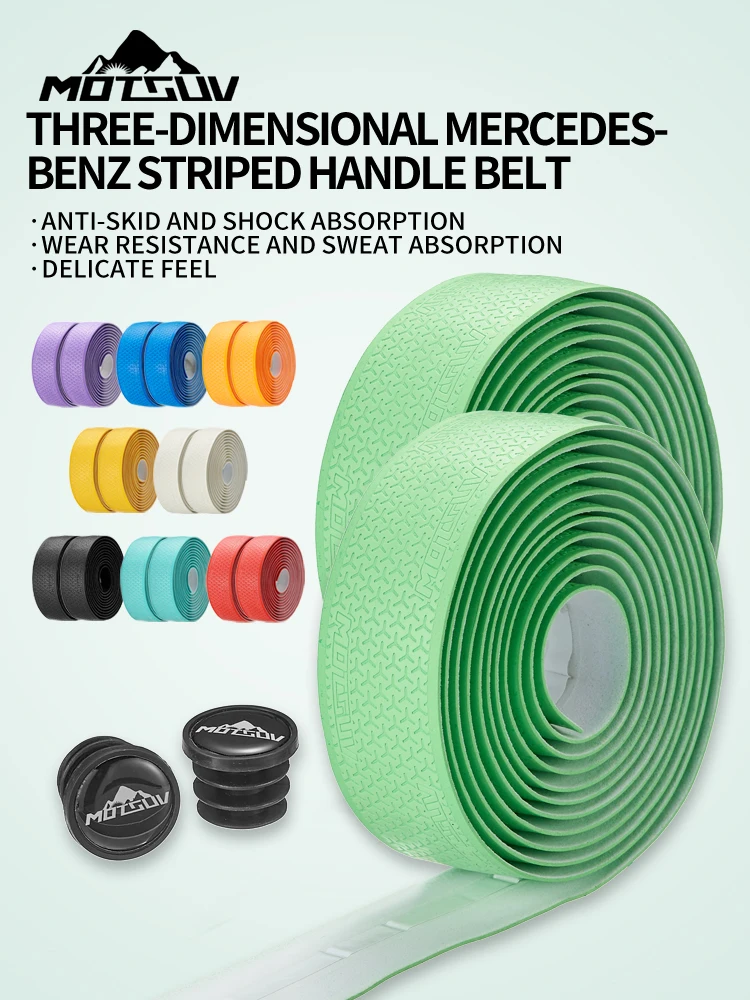 AliExpress VXM MOTSUV Soft Road Bike Handlebar Tapes PU+EVA Anti-Slip Comfortable Shock Absorbing Wear-Resistant Bicycle Cycling Accessories