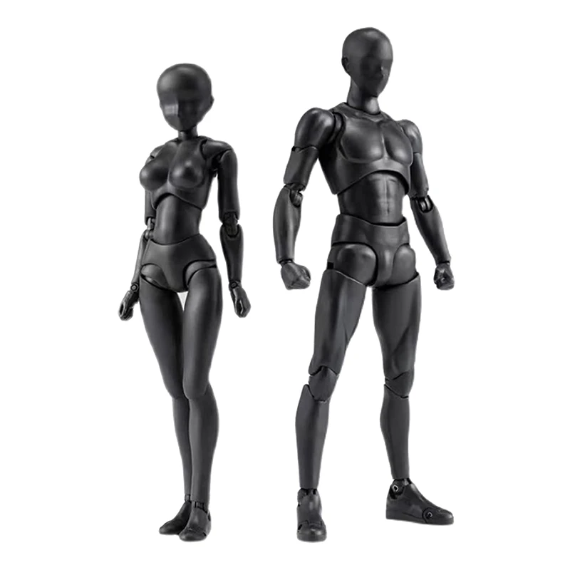 Action Figures PVC Model With Box Drawing Figure Models For Artists(Female+Male)