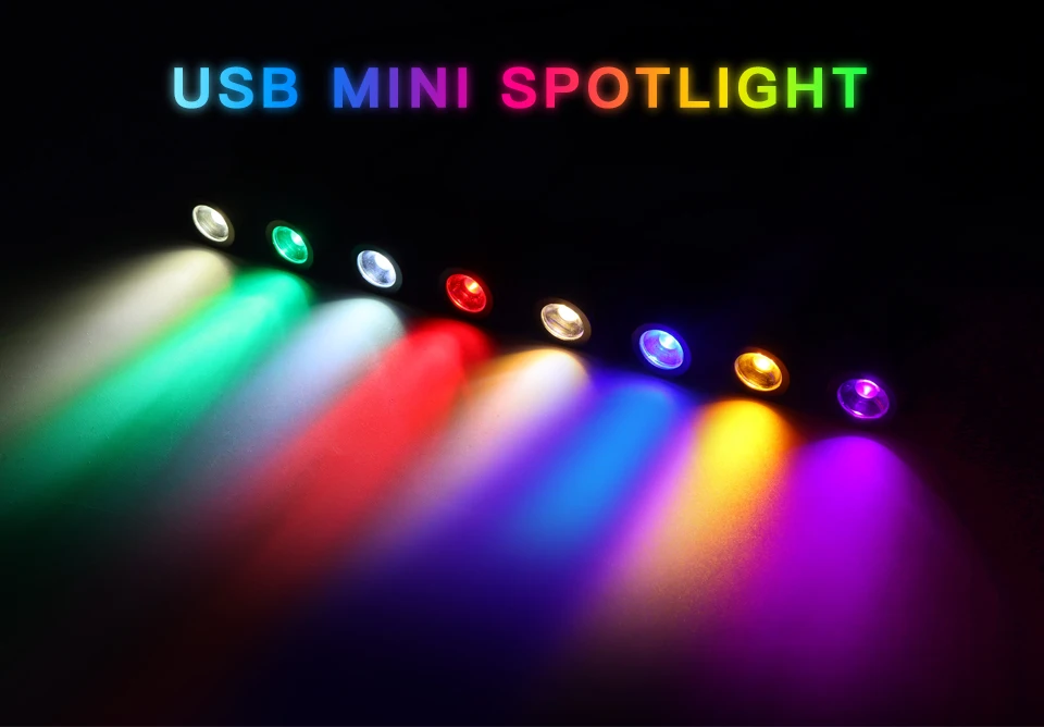Drehbares kleines Spotlicht aus Aluminium, Mini-5-V-USB-LED-Strahler, oberflächenmontiertes Downlight, Deckenleuchte, Vitrine, Displaybeleuchtung – Detail 1