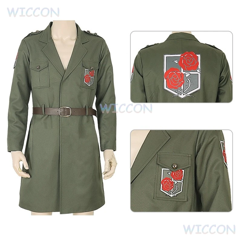 ‌ ‌ ‌ ‌ ‌ ‌ ‌ ‌ ‌ ‌ ‌ هجوم مارلي المحارب كاديت فيلق المسح تأثيري على تيتان زي مجموعة كاملة الزي العسكري أنيمي ‌ ‌ ‌ ‌ ‌ ‌ ‌ ‌ ‌