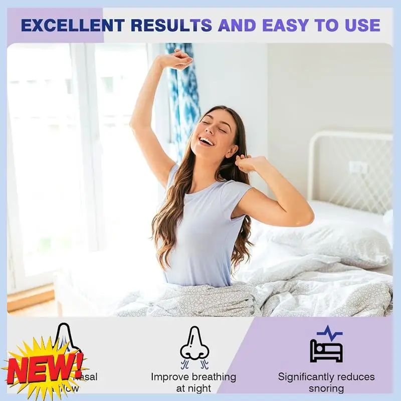 AT14 Anti Snoring Devices, Snore Stopper Snoring Solution For Comfortable And Quieter Sleep, 8PCS