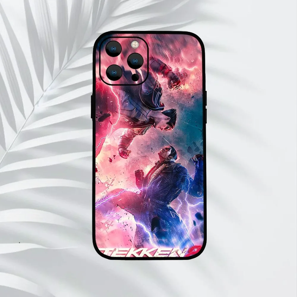 Custodia per telefono Game T-Tekken 8 per iPhone Mini 11 12 13 14 15 Pro XS Max X Plus SE XR Shell