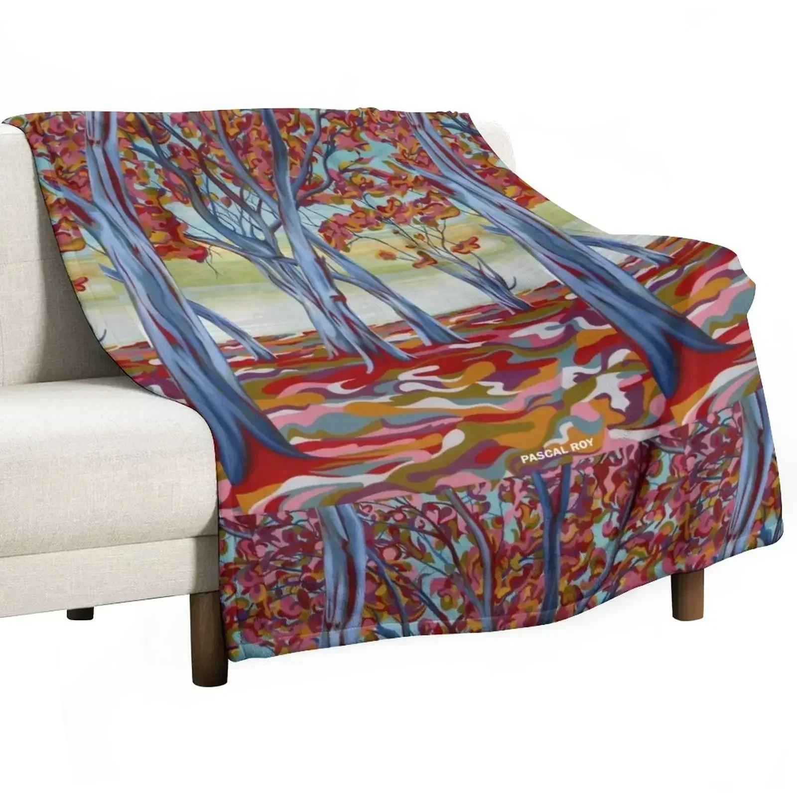 

DETAIL OF GOLDEN MOMENTS - ART BY PASCAL ROY Throw Blanket Polar blankets ands for sofa Blankets