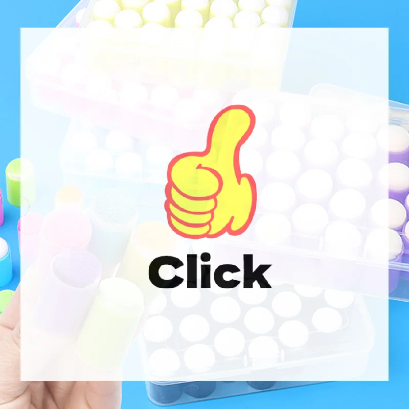 إسفنجة إسفنجية لطلاء الوجه مكونة من 25 قطعة من إسفنجة رسم الجسم وطباشير الدبر #1