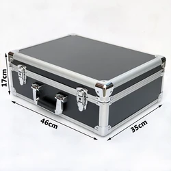 Large Aluminum Case Portable Toolbox Household Multi-function Exhibition Equipment Box Instrument Storage Arrangement With Foam