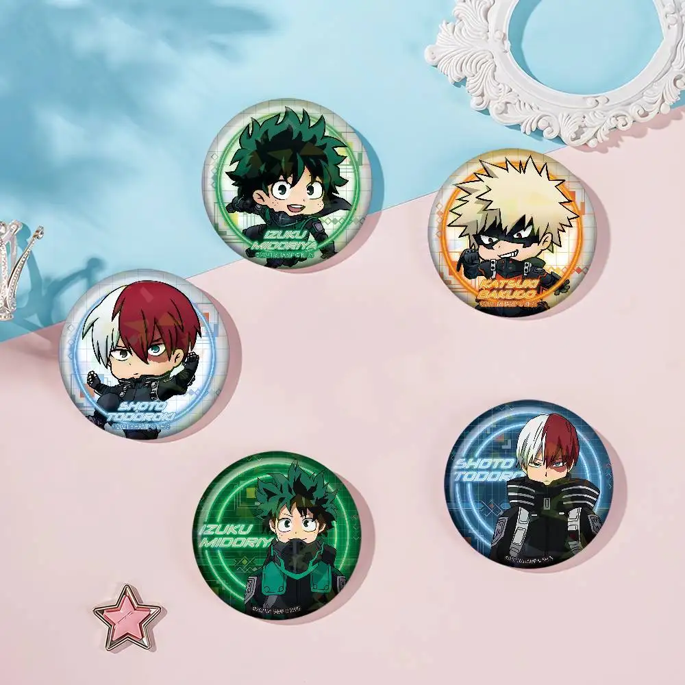 Anime My Hero A-academia Enamel Pin Clothing Bag Accessories Brooch Cartoon Science Fiction Badge Gift