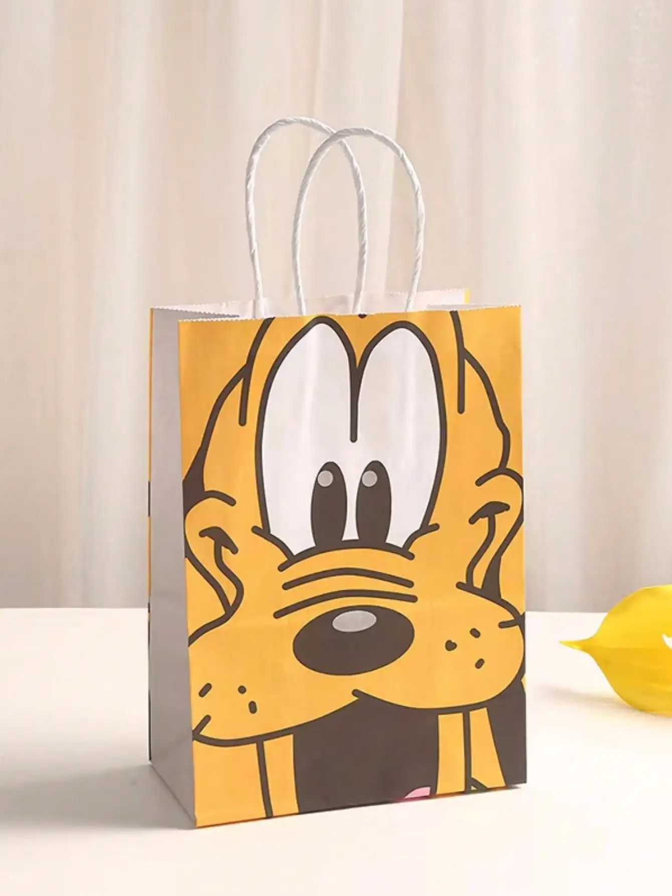 5/10/15 حقيبة هدايا ميكي للحفلات بتصميم شخصية كرتونية، مثالية لحقيبة هدايا الاحتفالات في المهرجانات، كيس ورقي