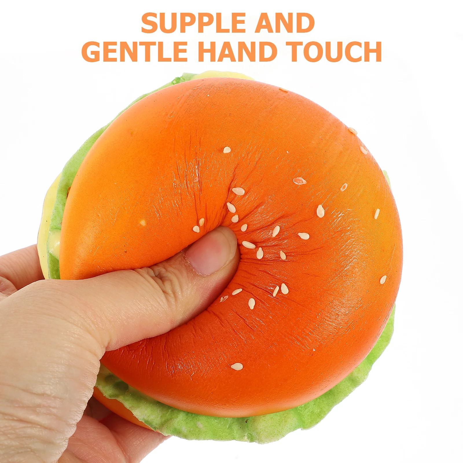 

Hamburger Bread Ornaments Burgers Display Models Photo Prop Fake for Decorations Pu Food Props