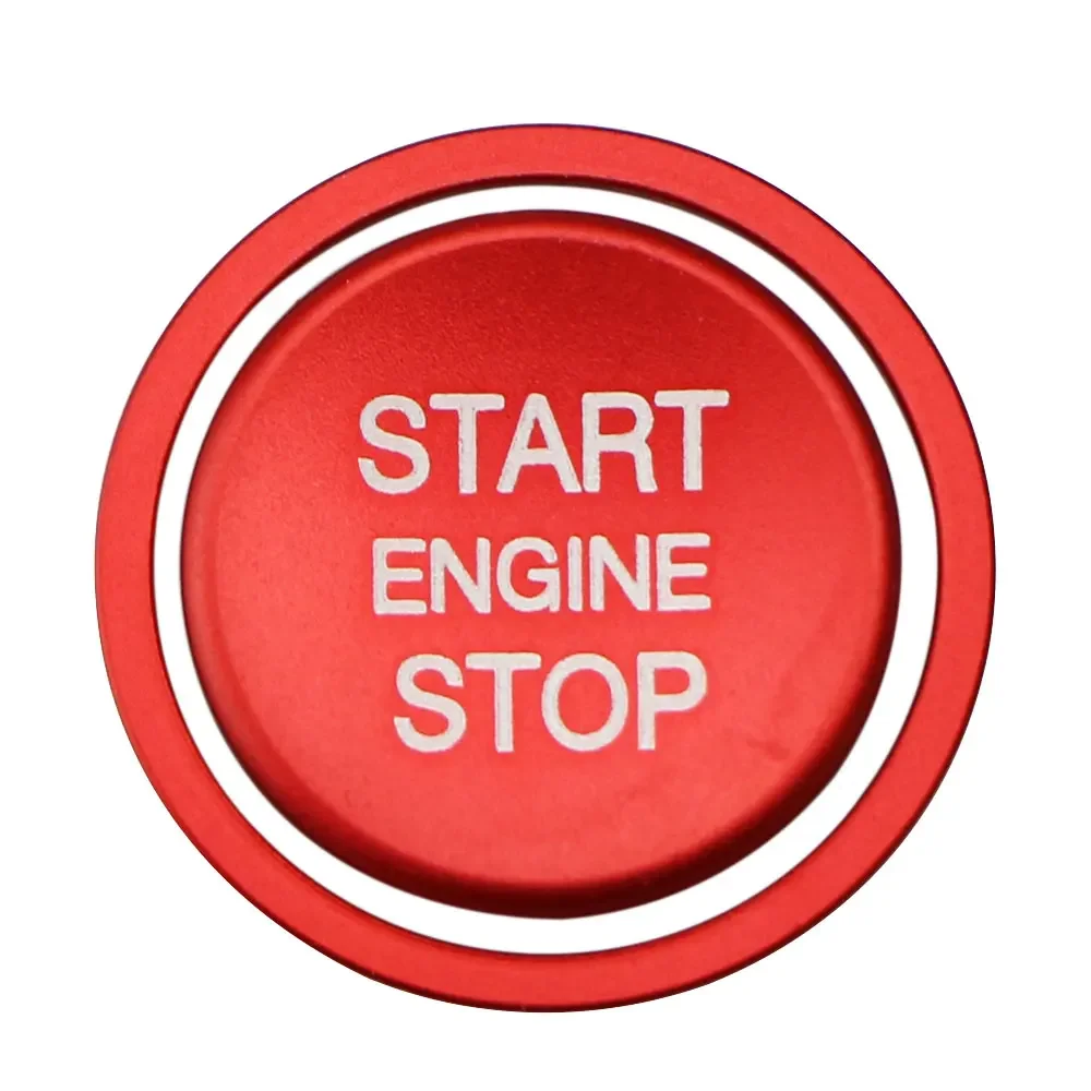 Car Engine Start Button Sticker for VW MK7 VII GTI R Jetta CC Arteon Passat B8 Touareg T-roc Key Ring Ignition Cover Accessories