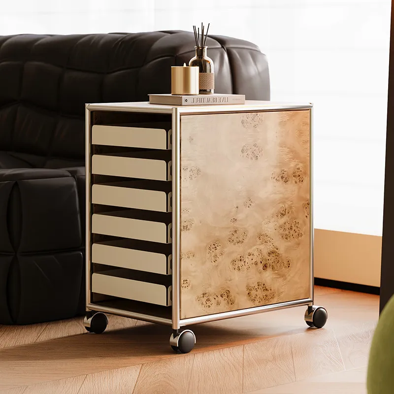 Multifunctional trolley side few storage mobile file cabinet study office