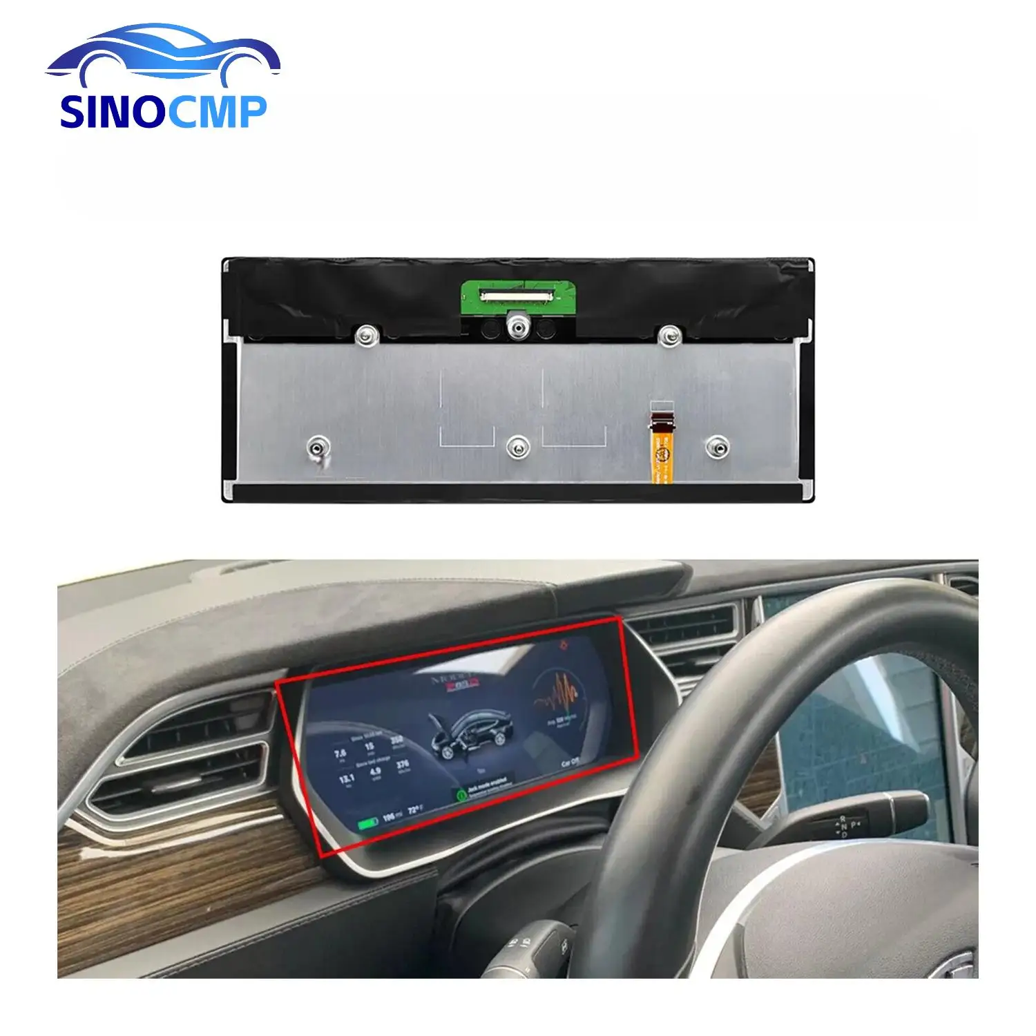 

LA123WF1(SL)(01) 12.3" Display Digital Instrument Cluster For Tesla Model S S2 X GEN 2 2014-2021