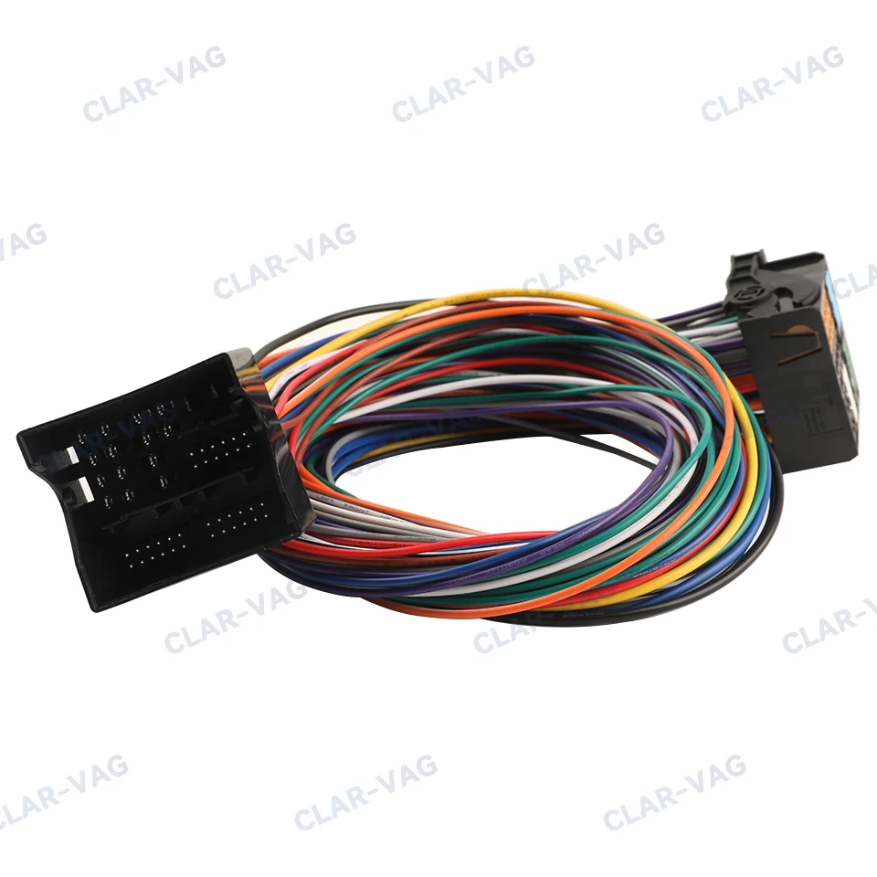 MQB Extension Cable for VW MQB MIB Car Radio 23cm 60cm 52 Pins Quadlock Adapter For Audi A4 A6 for Skoda SEAT for VW Golf 7