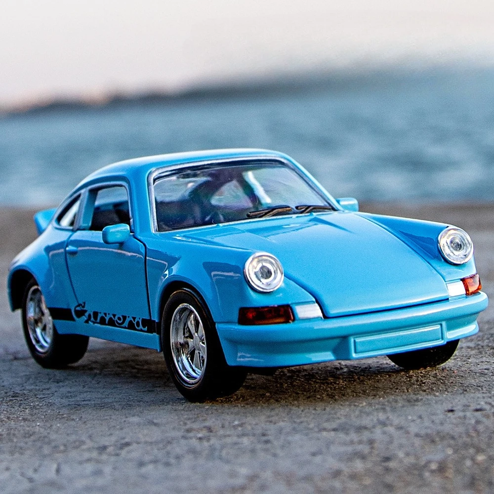 1:36 1974 911 Carrera Retro-Sportwagen, Legierung, Metalldruckguss, Modellauto, Sound- und Lichtkollektion, Hobbys, Dekoration, Geburtstagsgeschenke