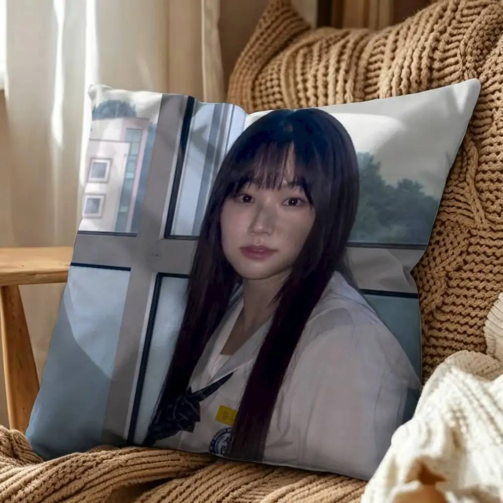 Kdrama if wishes could kill Double-Sided Printed Cushion Cover Bedroom Bedside Sofa Pillow Case