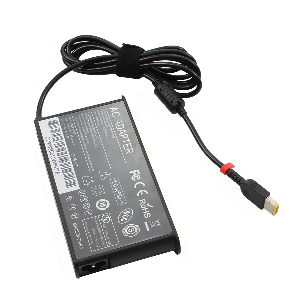 Imagem -04 - Adaptador de Alimentação ca para Carregador de Laptop Lenovo Legion Y7000p Y72015 P50 P51 P70 P71 T440p T540p W540 W541 45n0514 20v 8.5a 170w