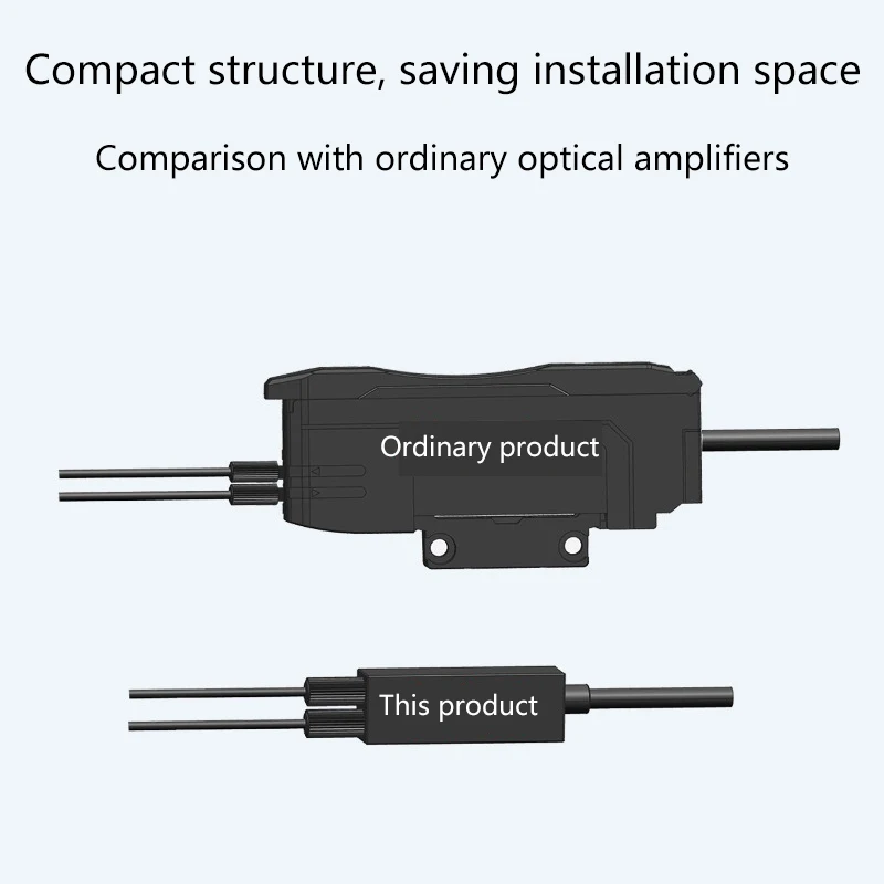 Miniature fiber amplifier XNO  Integrated fiber sensor reflective photoelectric sensing switch