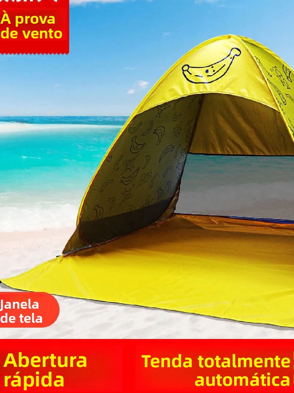 portable-quick-set-up-folding-beach-camping-tent-for-boys-and-girls-outdoor-picnic-spring-trip-easy-carry-dual-person-tent