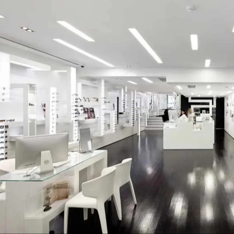 Custom Optical Store Display Cabinet, Glass Shelf Design Showcase, Shop Display, Móveis Stand, Decoração para óculos de sol