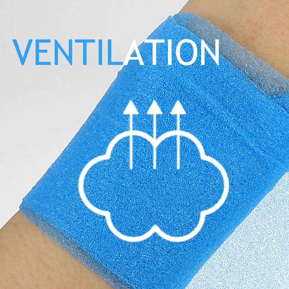 

2 Rolls Elastic Bandage Sponge Sports Wraps First Aid Injury Support Wrist Ankle Knee Breathable Bandages Elastic