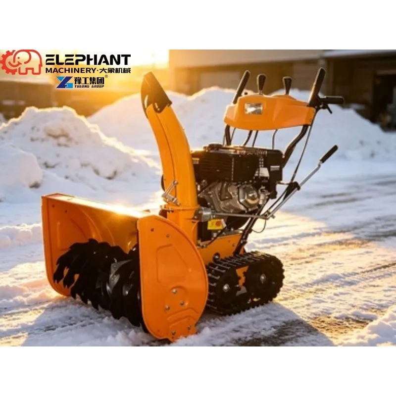 Hand Operated Walk Behind Snow Blower Durable Electric Snow Cleaner For Light Snow Daily Maintenance